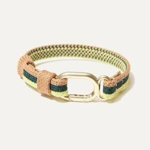 The Rothy’s Bracelet in Neon Pine Stripe, new never used